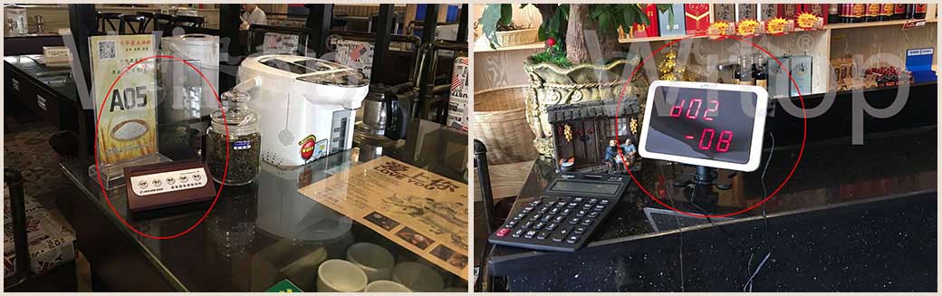 Restaurant paging system went into hunan cuisine restaurant