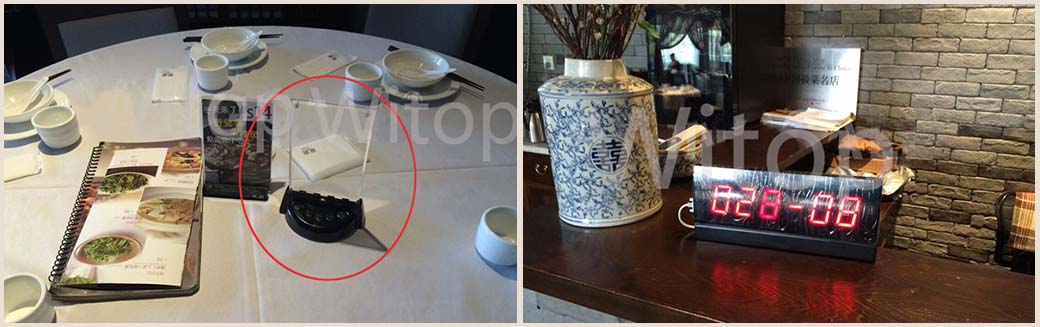 Wireless calling system solution of anhui restaurant